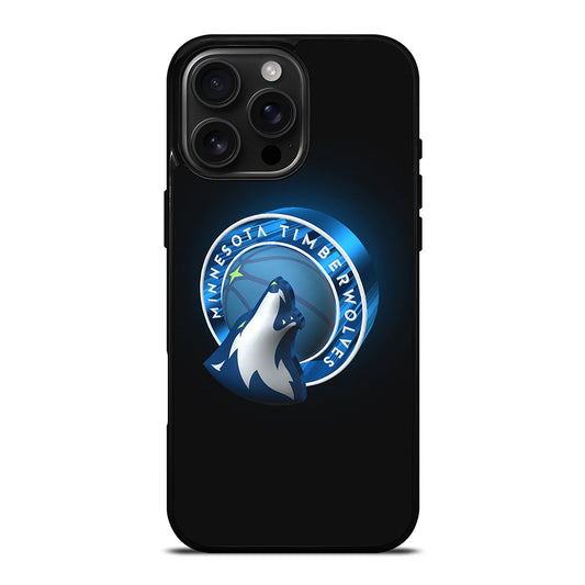 MINNESOTA TIMBERWOLVES 3D LOGO iPhone Case Cover