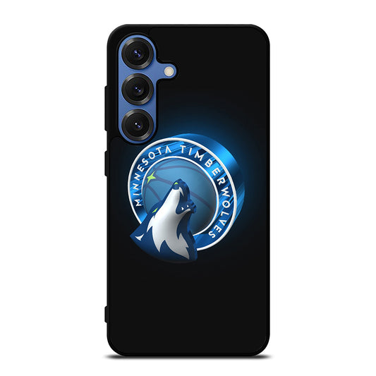 MINNESOTA TIMBERWOLVES 3D LOGO Samsung Galaxy Case Cover
