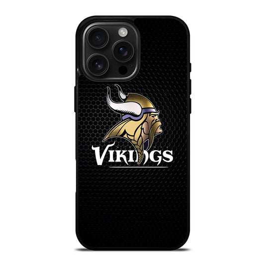 MINNESOTA VIKINGS METAL LOGO iPhone Case Cover