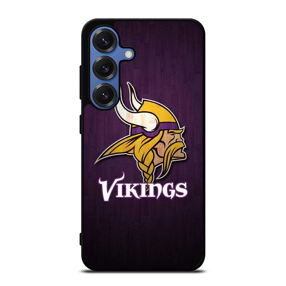 MINNESOTA VIKINGS WOODEN LOGO Samsung Galaxy Case Cover