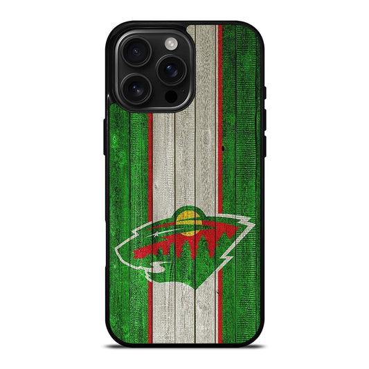 MINNESOTA WILD WOODEN iPhone Case Cover