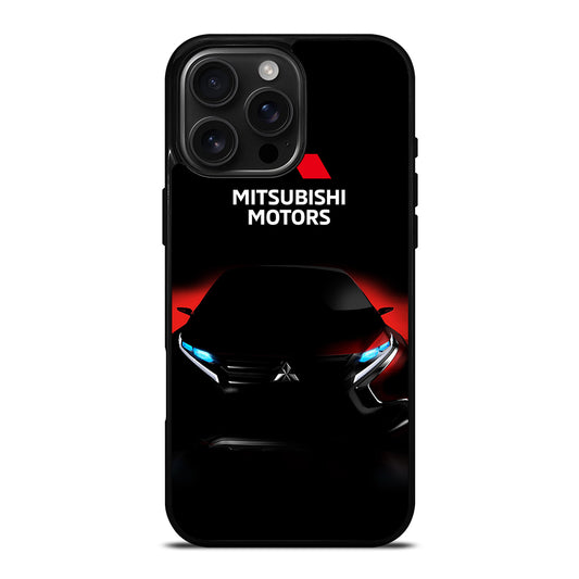 MITSUBISHI MOTORS BLACK CAR LOGO iPhone Case Cover
