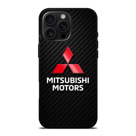 MITSUBISHI MOTORS LOGO CARBON iPhone Case Cover