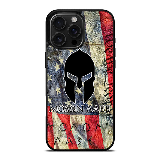 MOLON LABE AMERICAN FLAG iPhone Case Cover