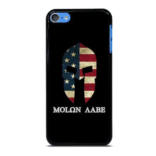 MOLON LABE AMERICAN FLAG BLACK iPod Touch Case Cover