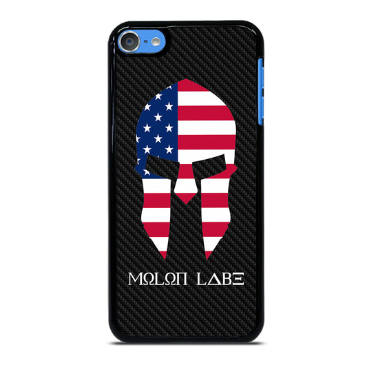 MOLON LABE AMERICAN FLAG CARBON LOGO iPod Touch Case Cover