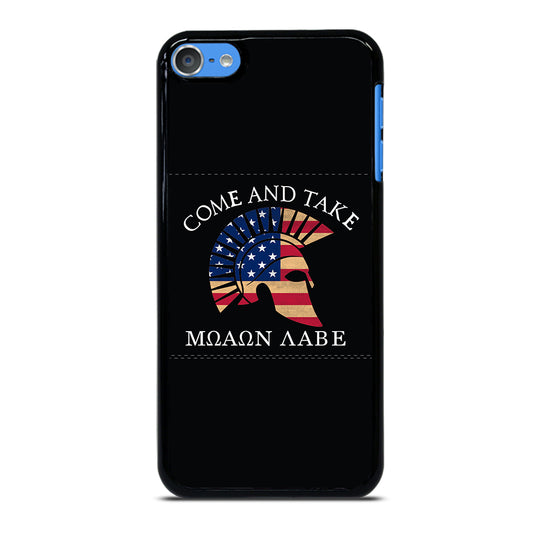 MOLON LABE AMERICAN FLAG HELMET iPod Touch Case Cover