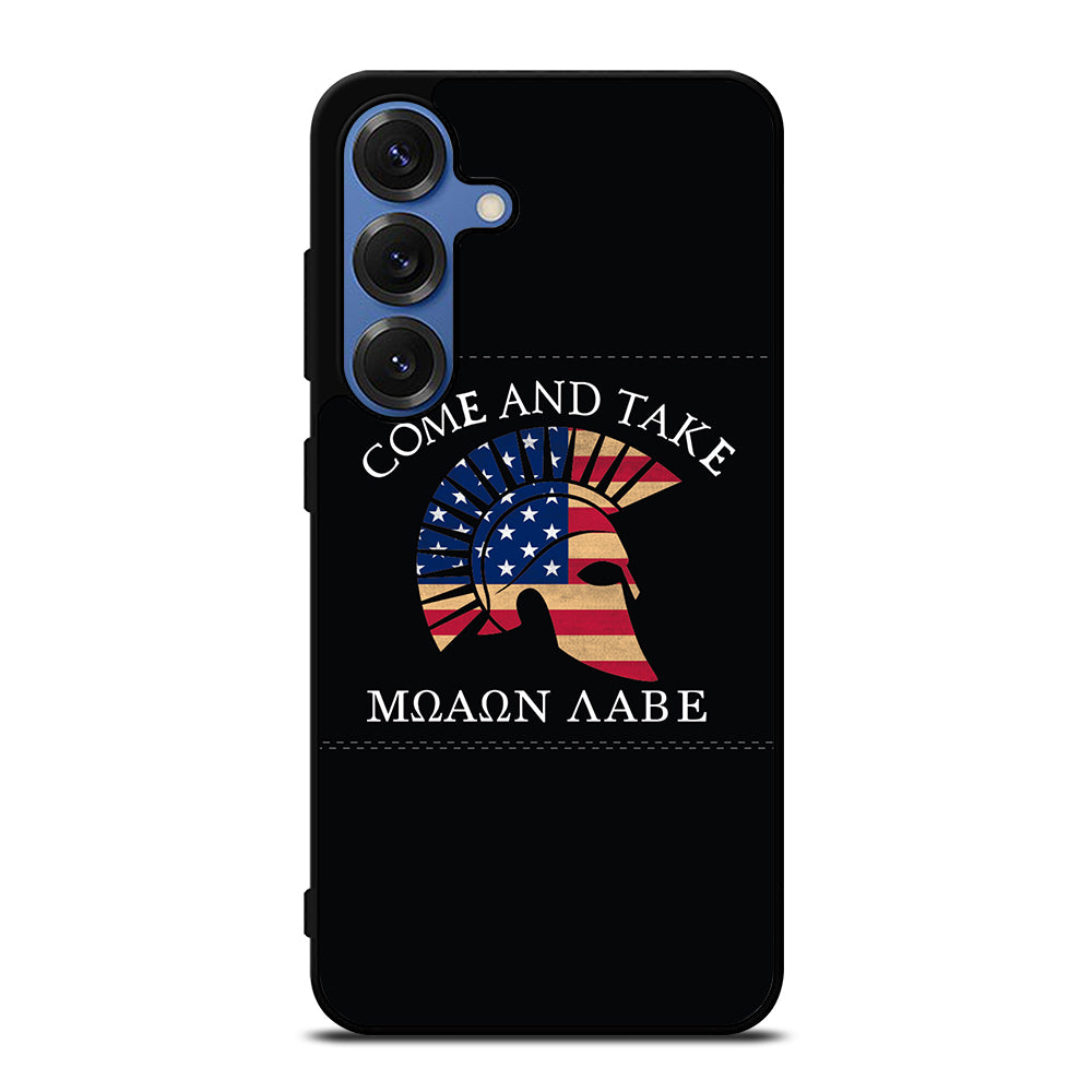 MOLON LABE AMERICAN FLAG HELMET Samsung Galaxy Case Cover