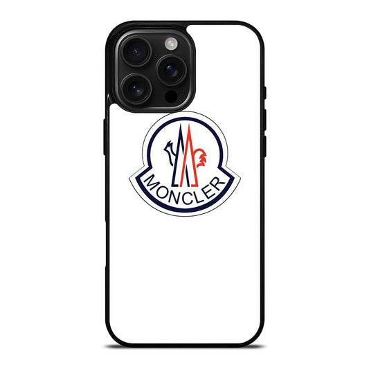 MONCLER LOGO WHITE iPhone Case Cover