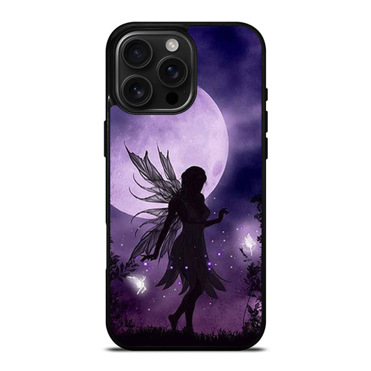 MOONLIGHT FAIRY DRAGONFLIES PURPLE MOON iPhone Case Cover