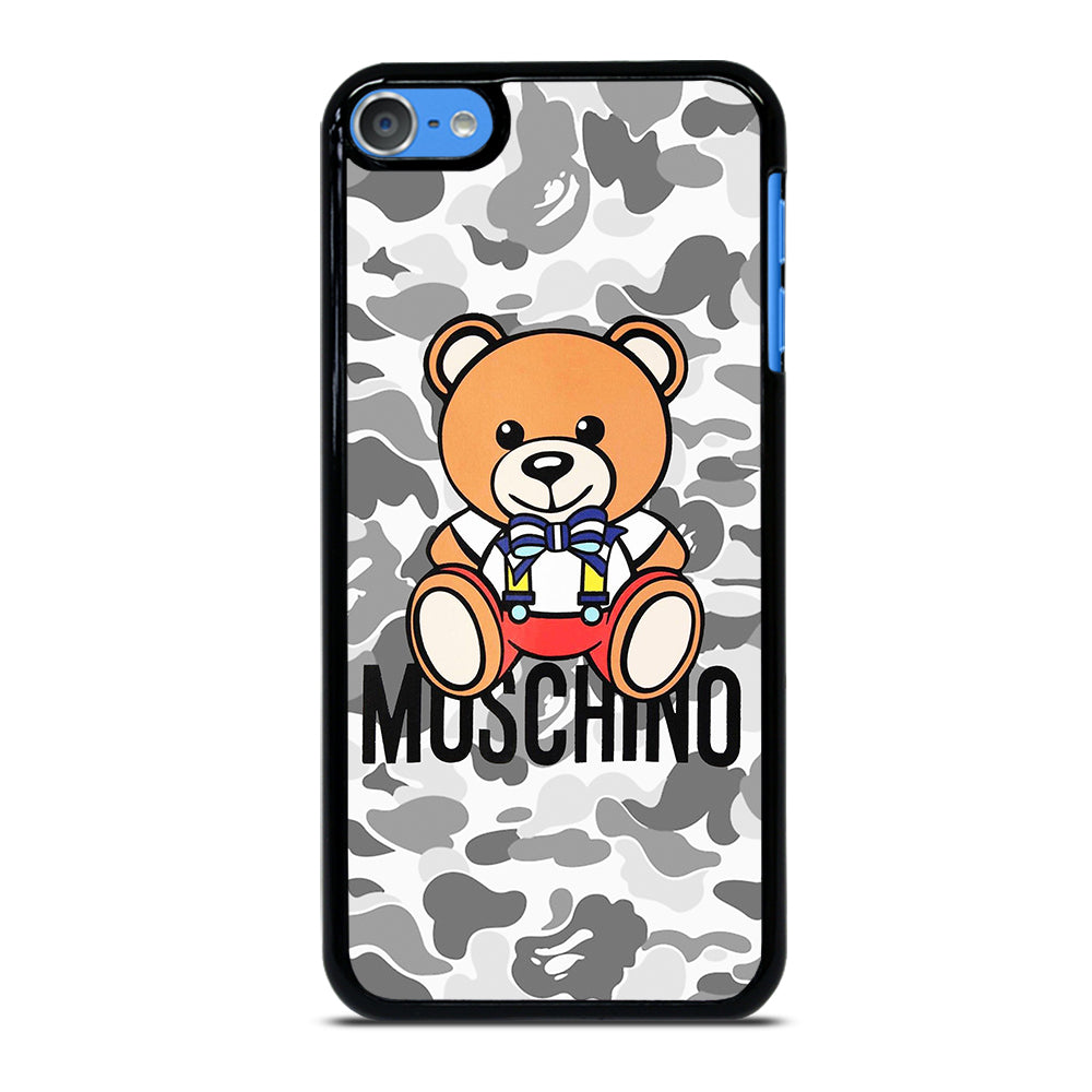 MOSCHINO TEDDY BEAR BAPE CAMO iPod Touch Case Cover