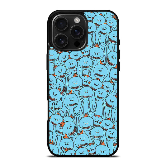 MR MEESEEKS PATTERN iPhone Case Cover
