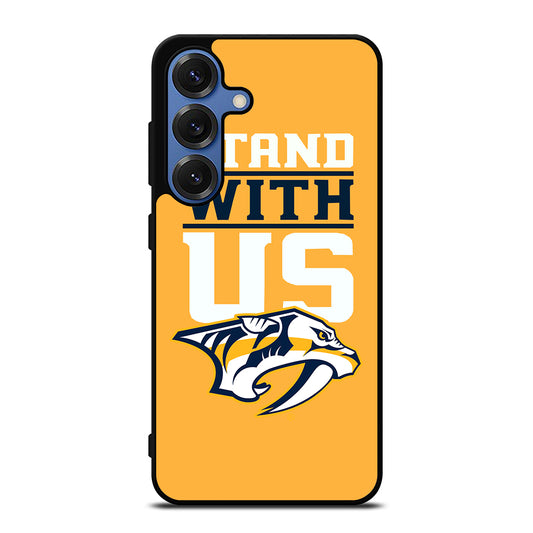 NASHVILLE PREDATORS STAND WITH US Samsung Galaxy Case Cover