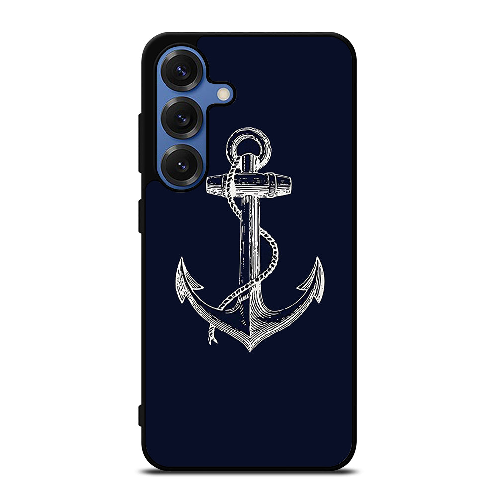 NAUTICAL ANCHOR NAVY BLUE Samsung Galaxy Case Cover