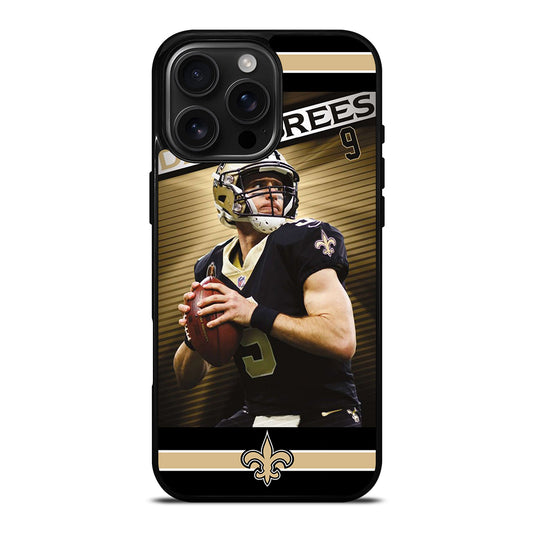 NEW ORLEANS SAINTS DREW BREES 9 iPhone Case Cover