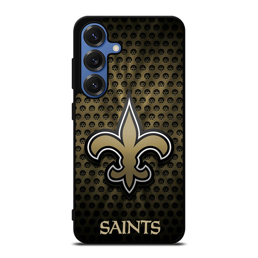 NEW ORLEANS SAINTS METAL Samsung Galaxy Case Cover
