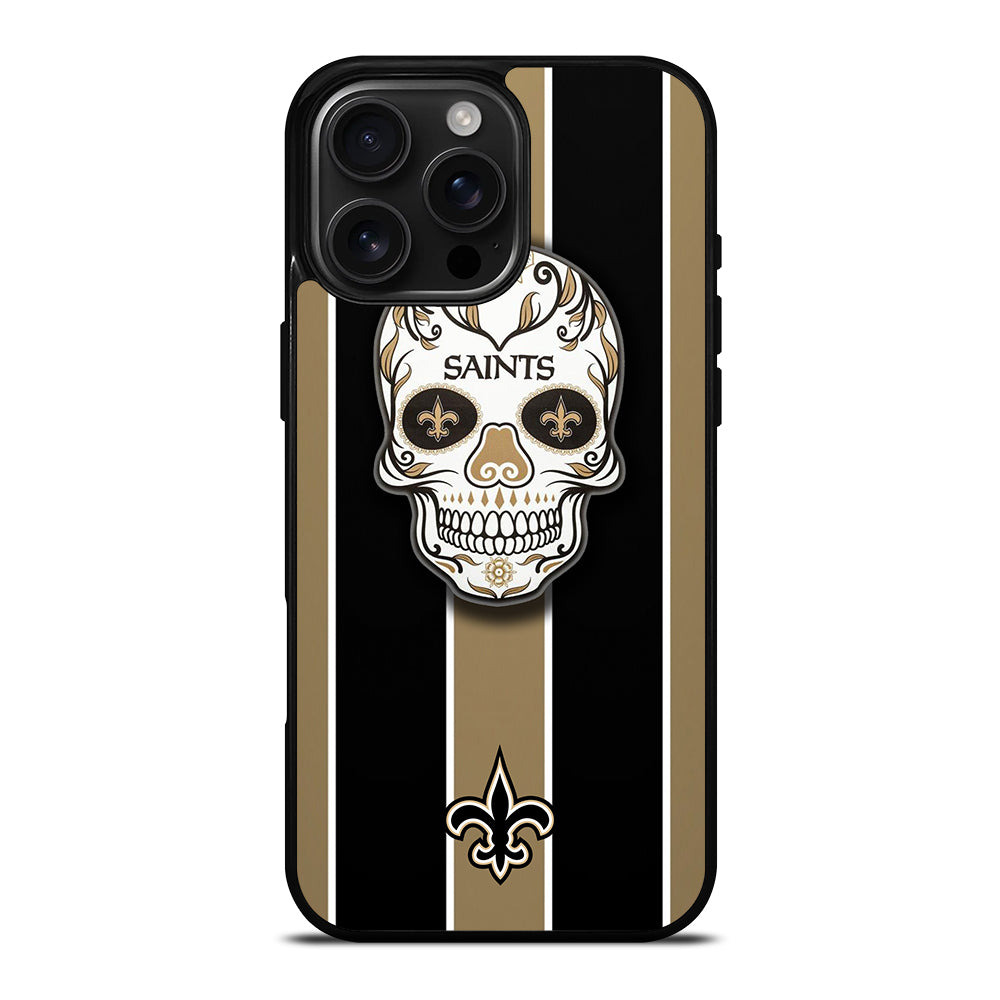 NEW ORLEANS SAINTS SKULL iPhone Case Cover