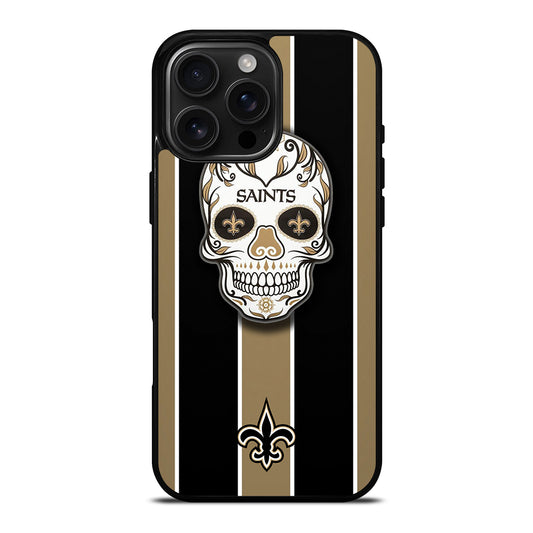 NEW ORLEANS SAINTS SKULL iPhone Case Cover