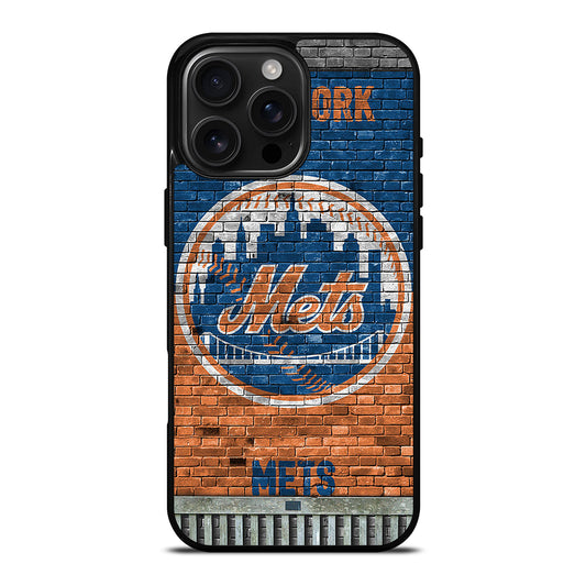 NEW YORK METS BRICK WALL iPhone Case Cover