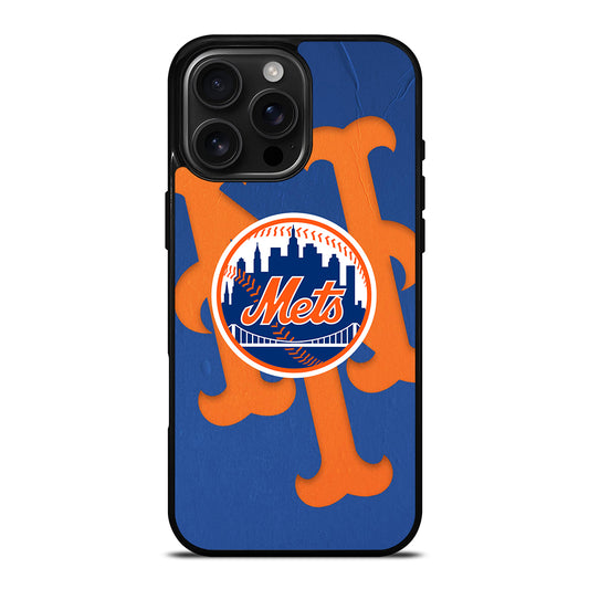 NEW YORK METS LOGO BASEBALL 1 iPhone Case Cover