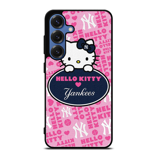 NEW YORK YANKEES HELLO KITTY 2 Samsung Galaxy Case Cover