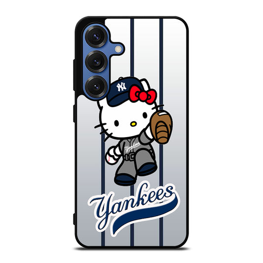 NEW YORK YANKEES HELLO KITTY 3 Samsung Galaxy Case Cover
