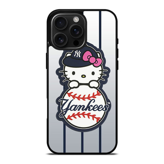 NEW YORK YANKEES HELLO KITTY 4 iPhone Case Cover