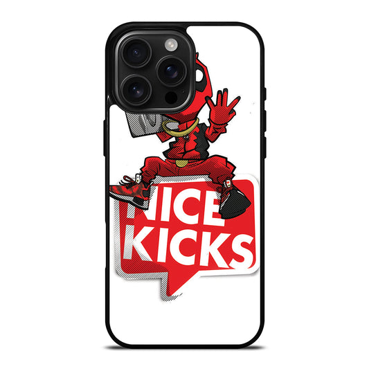 NICE KICKS SNEAKERS DEADPOOL iPhone Case Cover