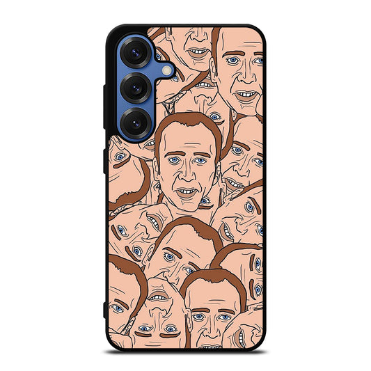 NICOLAS CAGE COLLAGE Samsung Galaxy Case Cover