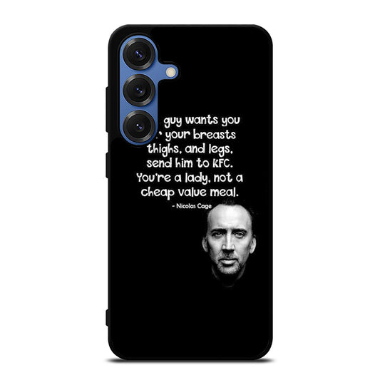 NICOLAS CAGE QUOTE Samsung Galaxy Case Cover
