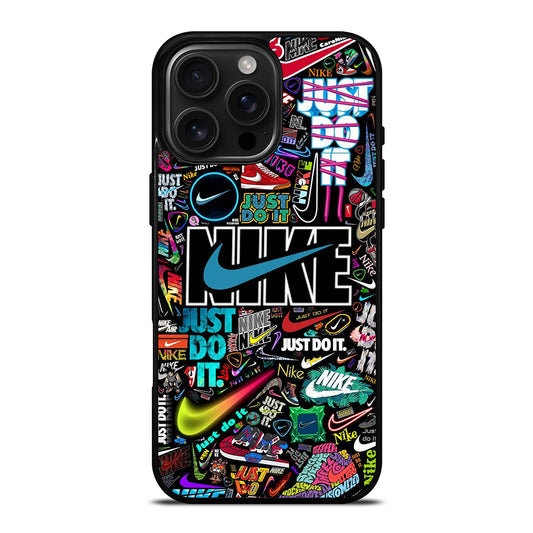 NIKE STICKER COLLAGE iPhone Case Cover