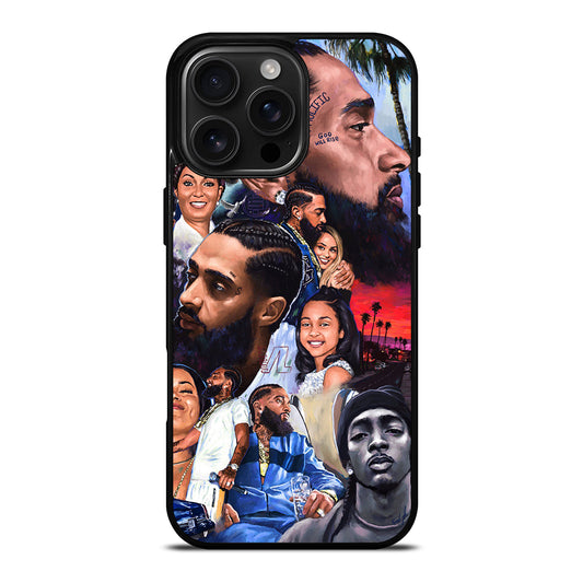 NIPSEY HUSSLE COLLAGE iPhone Case Cover