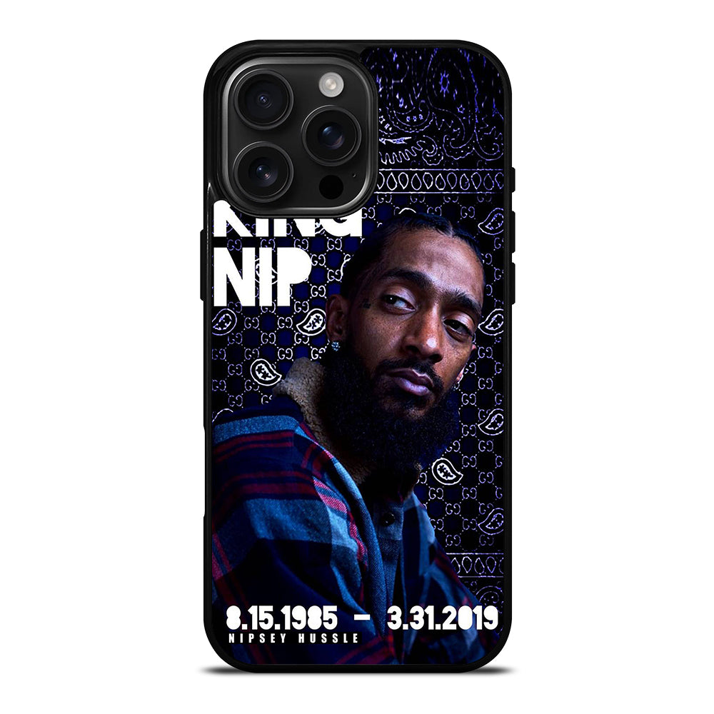 NIPSEY HUSSLE KING NIP iPhone Case Cover