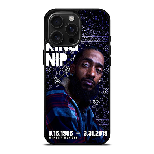 NIPSEY HUSSLE KING NIP iPhone Case Cover