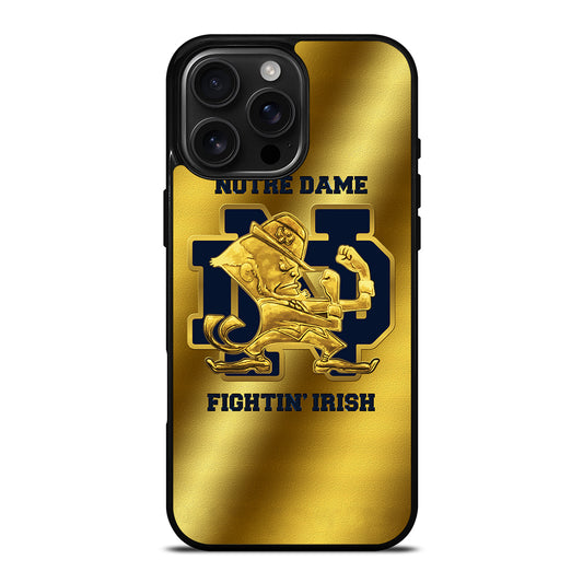 NOTRE DAME FIGHTING IRISH GOLD LOGO iPhone Case Cover