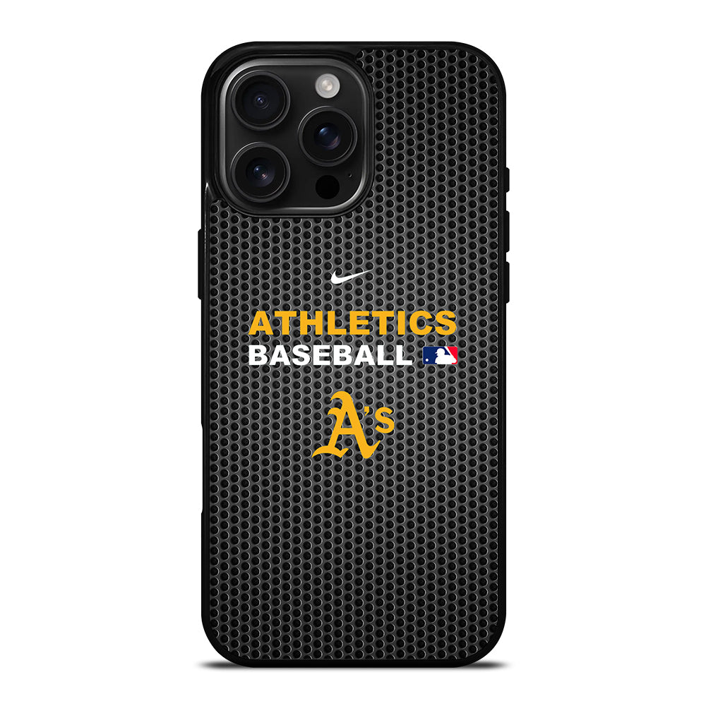 OAKLAND ATHLETICS METAL LOGO 2 iPhone Case Cover