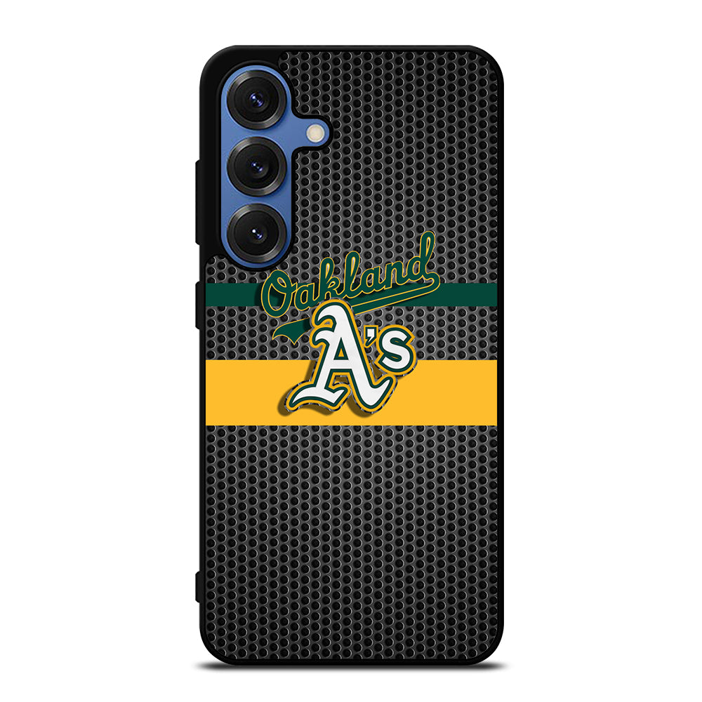 OAKLAND ATHLETICS METAL LOGO Samsung Galaxy Case Cover