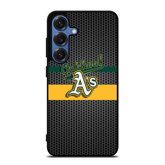 OAKLAND ATHLETICS METAL LOGO Samsung Galaxy Case Cover