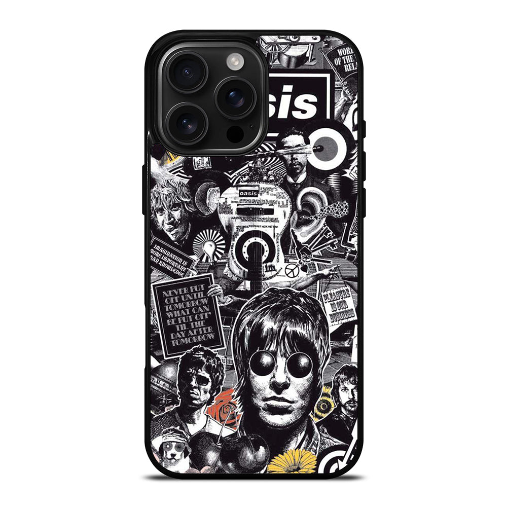 OASIS BAND COLLAGE iPhone Case Cover