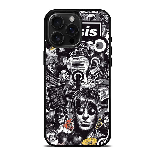 OASIS BAND COLLAGE iPhone Case Cover