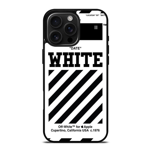 OFF WHITE BLACK STRIPE iPhone Case Cover