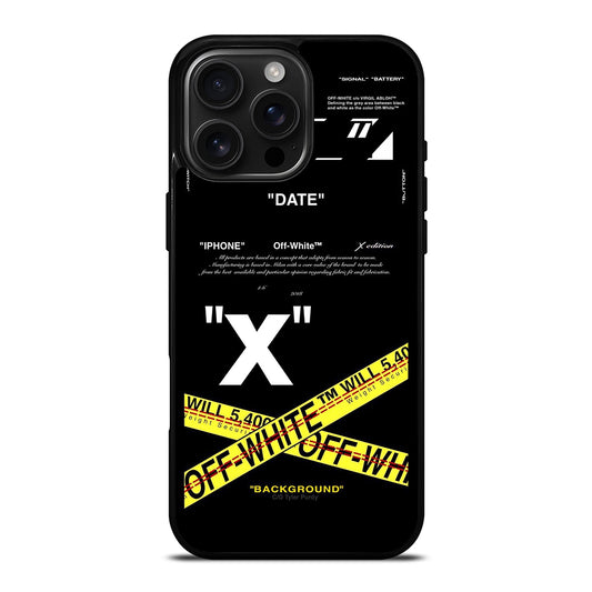 OFF WHITE CROSS iPhone Case Cover