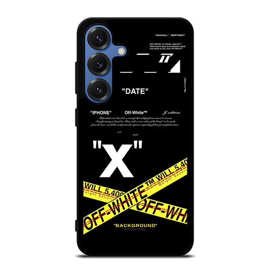 OFF WHITE CROSS Samsung Galaxy Case Cover