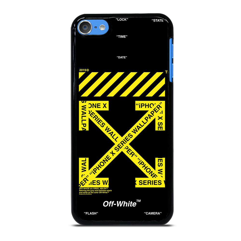 OFF WHITE YELLOW CROSS iPod Touch Case Cover