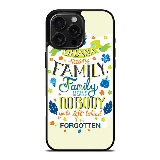 OHANA MEANS FAMILY iPhone Case Cover