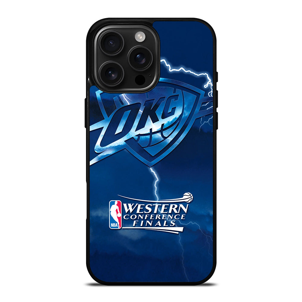 OKLAHOMA CITY THUNDER LOGO 3 iPhone Case Cover