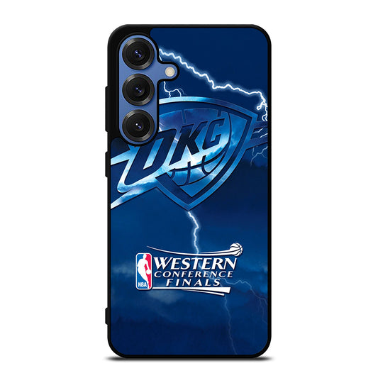 OKLAHOMA CITY THUNDER LOGO 3 Samsung Galaxy Case Cover