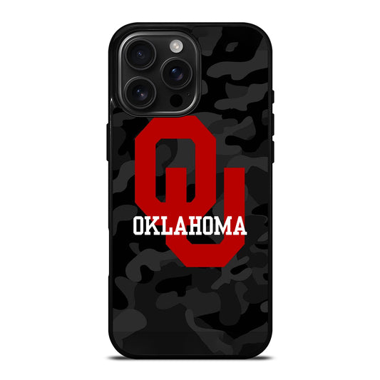 OKLAHOMA SOONERS CAMO iPhone Case Cover