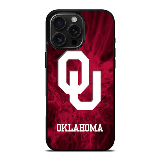OKLAHOMA SOONERS FOOTBALL TEAM LOGO iPhone Case Cover
