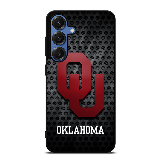 OKLAHOMA SOONERS NFL METAL LOGO Samsung Galaxy Case Cover